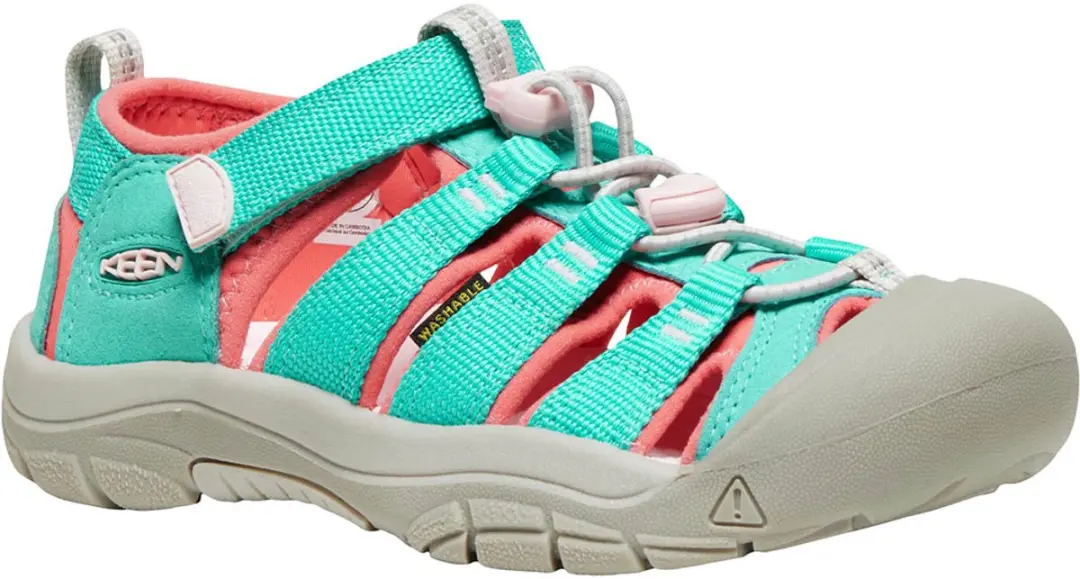 Keen Newport H2 Youth Sandalen Groen,Blauw EU 34 Meisjes