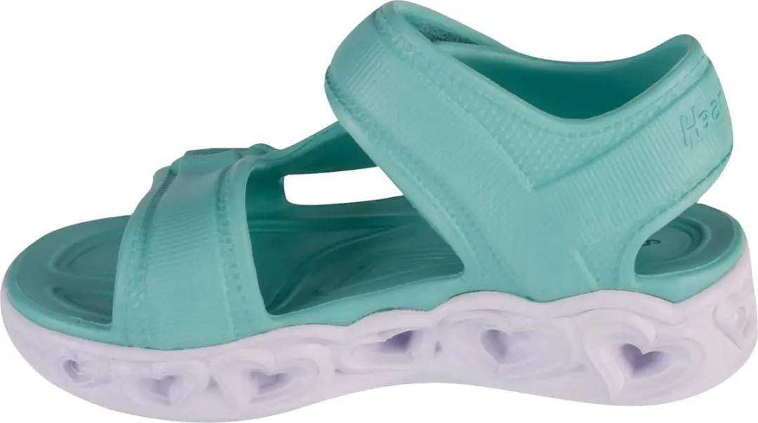 Skechers Heart Lights Sandalen 25 - Mint