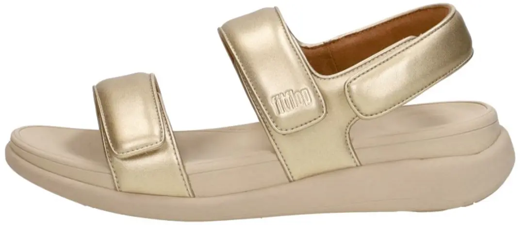 FitFlop F-Mode Go Adjustable Flatform Sandalen - Goud - 39 - afbeelding 2 van 6
