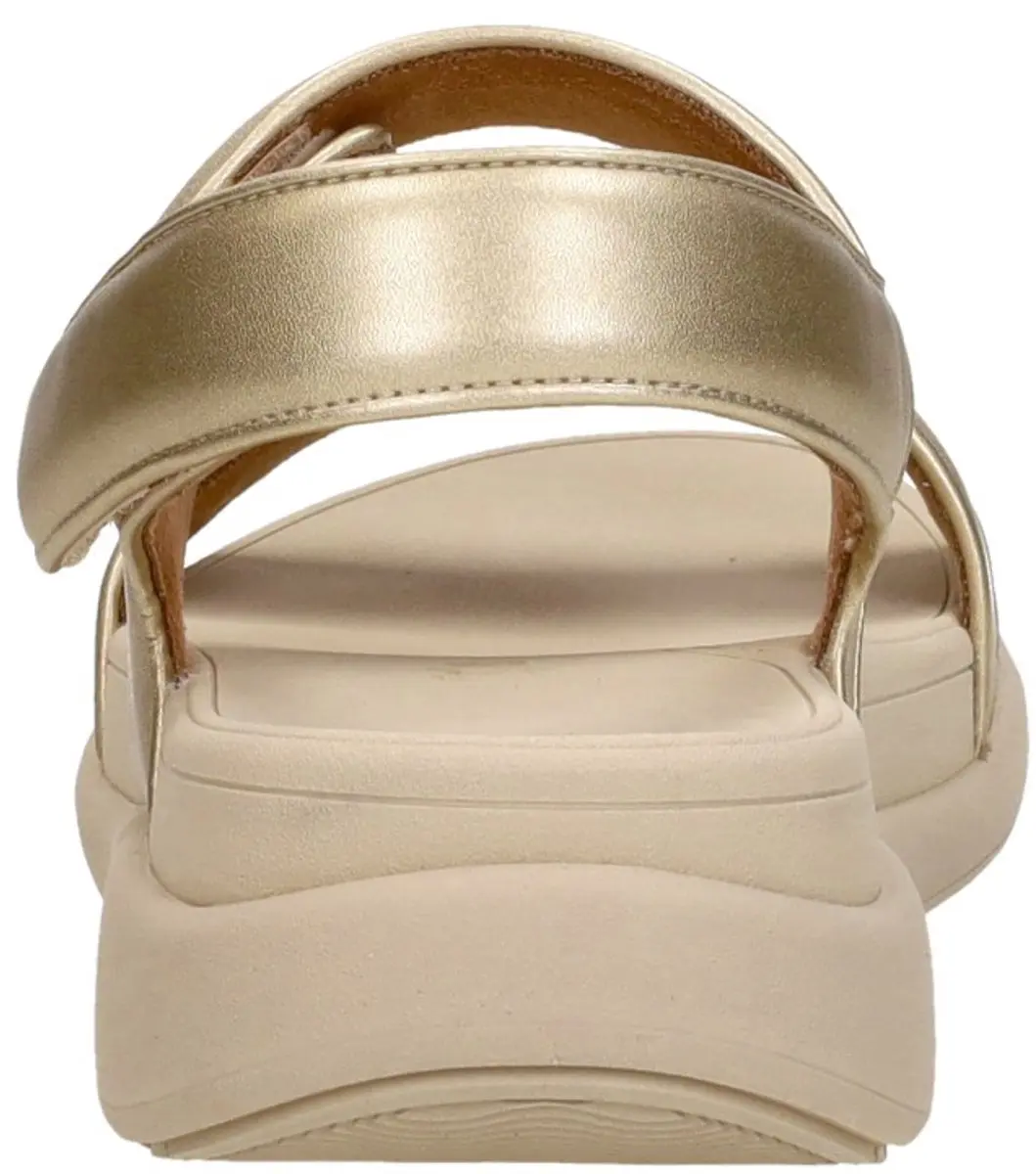 FitFlop F-Mode Go Adjustable Flatform Sandalen - Goud - 39 - afbeelding 5 van 6