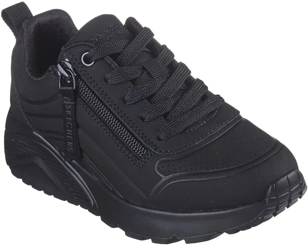 Skechers Uno Lite Easy Zip Schoenen Zwart EU 28 1/2 Meisje