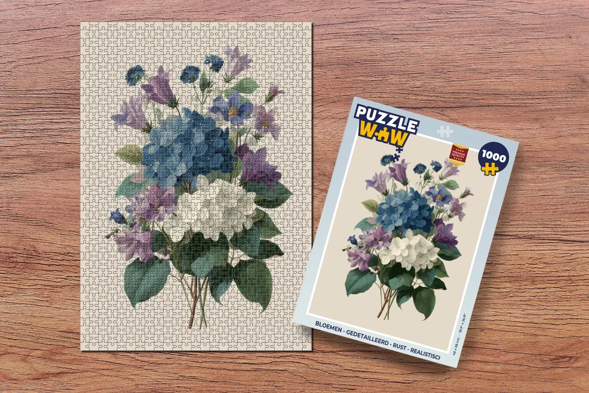 PuzzleWow Bloemen Legpuzzel 1000 Stuks - MPN 8721406837077