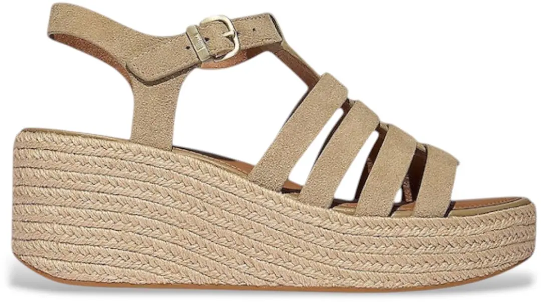 Fitflop Visserssandalen van bruin leer