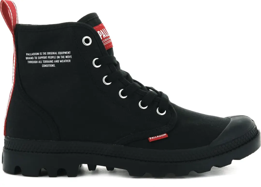 PALLADIUM Unisex Pampa Hi Dare Laarzen Enkellaarsjes 76258 Zwart