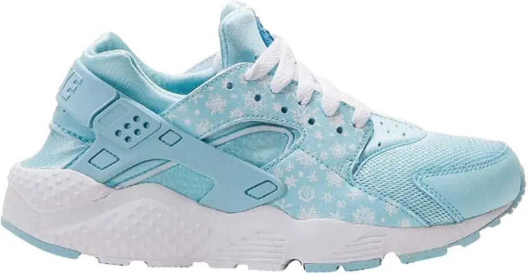 Nike Kids Sneaker Huarache Run Print (GS) 704946 401 Copa/White-Blue Lagoon EU 3