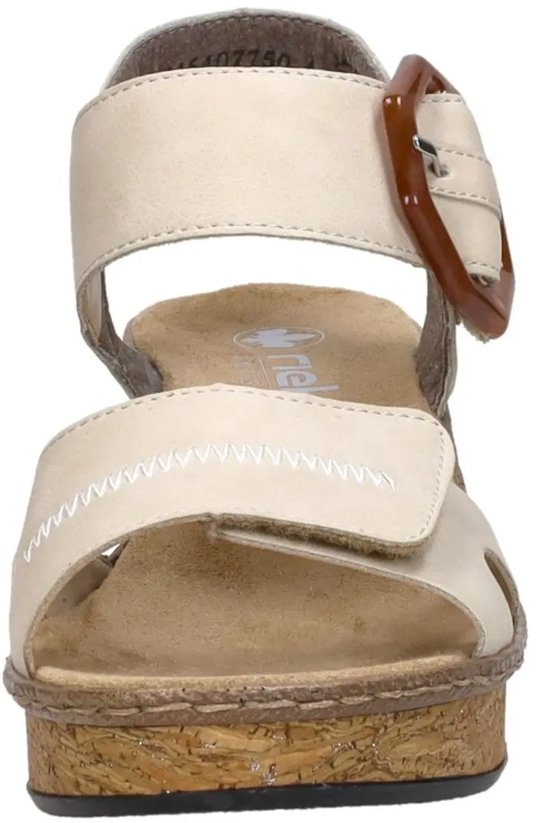 Rieker Sandalen Hak Sandalen Hak - beige - Maat 36 - afbeelding 6 van 6