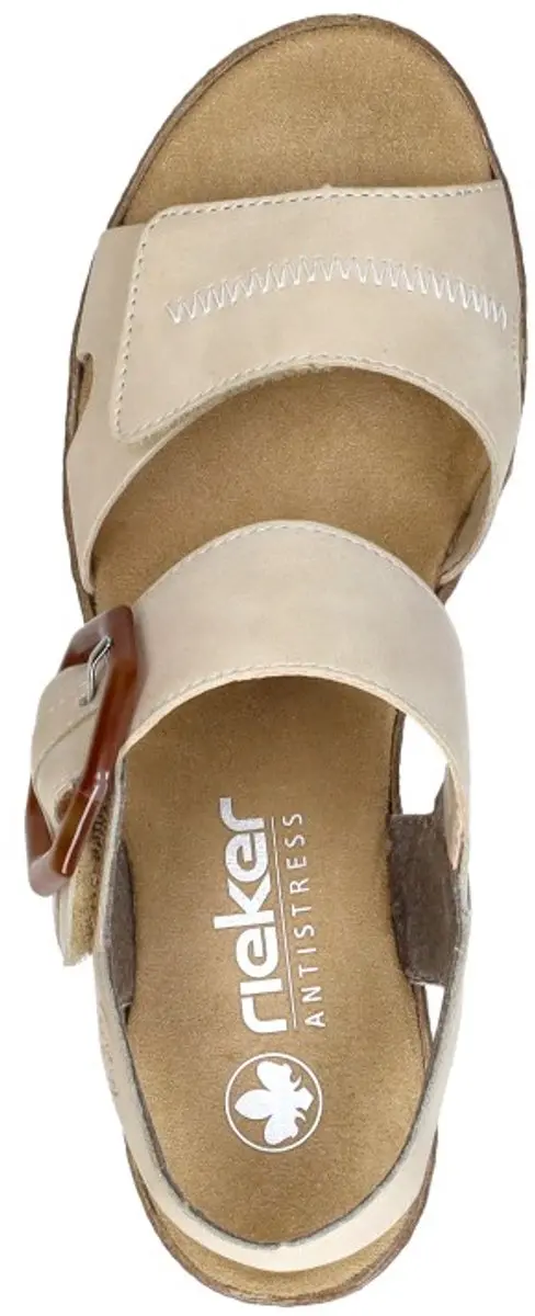 Rieker Sandalen Hak Sandalen Hak - beige - Maat 36 - afbeelding 4 van 6