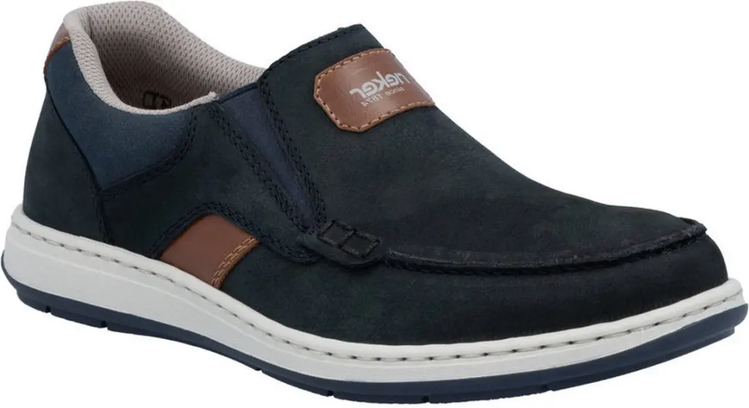 RIEKER 17368-14 Instapper blauw maat 46