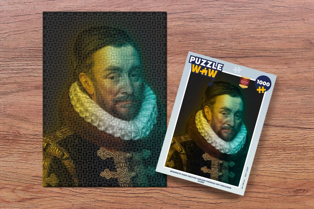 PuzzleWow Willem van Oranje Legpuzzel 1000 Stuks - Multicolor
