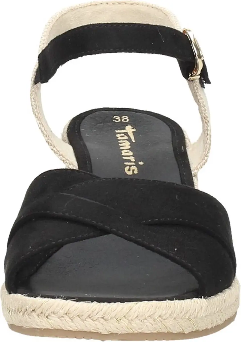 Tamaris Sandalen Touwzool Sandalen Touwzool - Zwart - Maat 39 - afbeelding 6 van 6