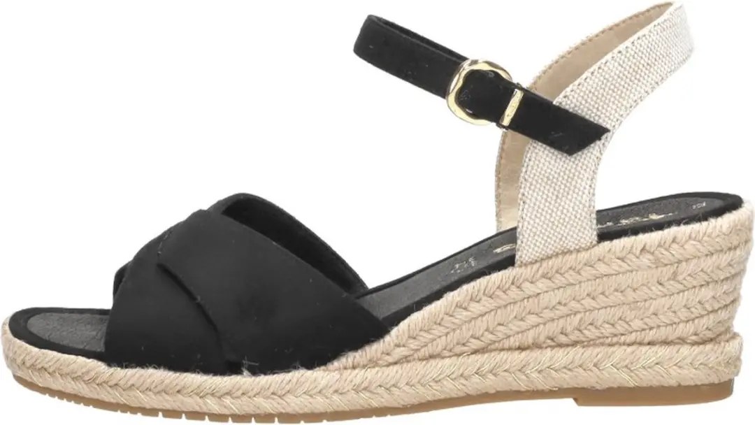 Tamaris Sandalen Touwzool Sandalen Touwzool - Zwart - Maat 39 - afbeelding 2 van 6