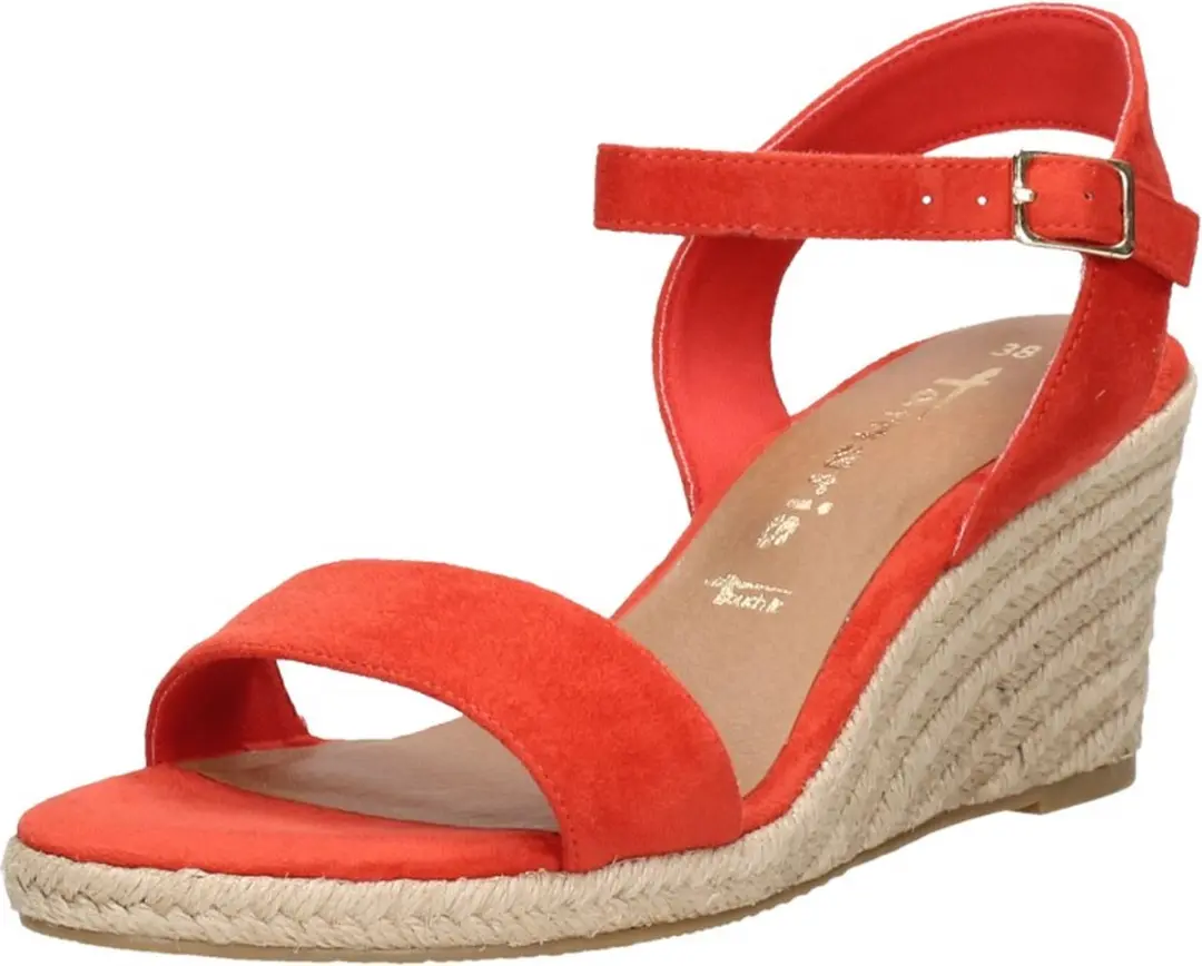 Tamaris Sandalen Touwzool Sandalen Touwzool - Oranje - Maat 41 - afbeelding 3 van 6