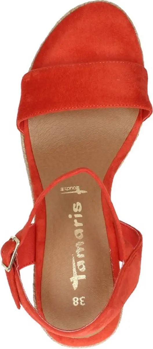 Tamaris Sandalen Touwzool Sandalen Touwzool - Oranje - Maat 41 - afbeelding 4 van 6