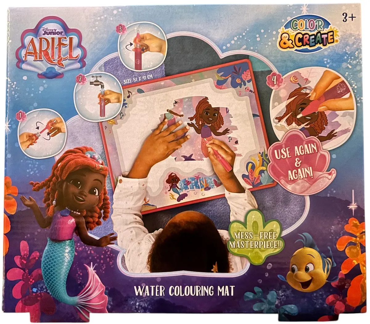 Disney Junior Ariel Water Kleurmat