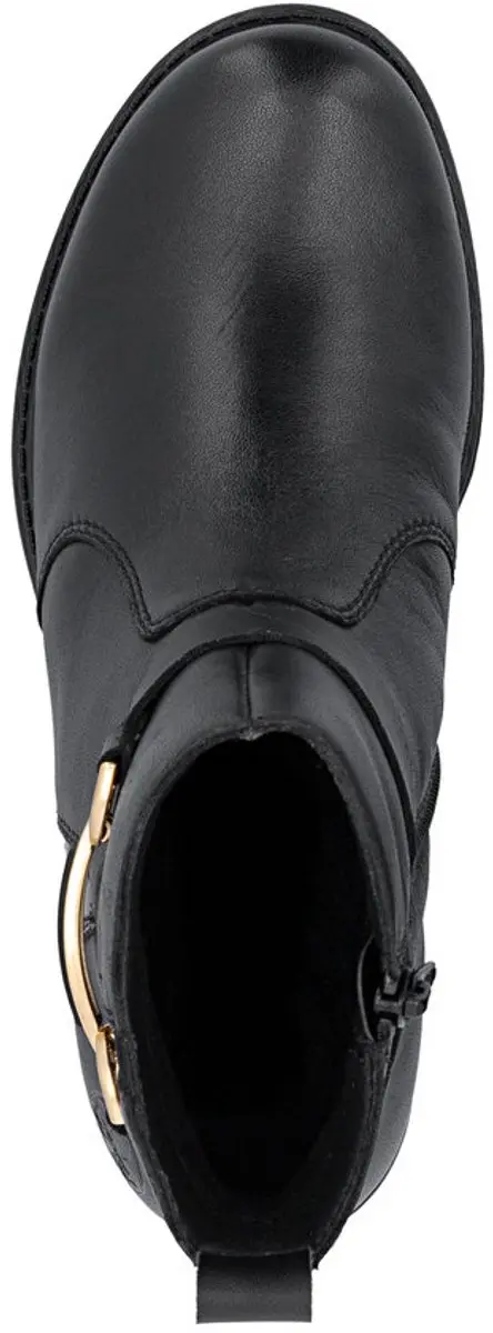 Rieker Dames Enkellaarsjes 74856-00 - Zwart