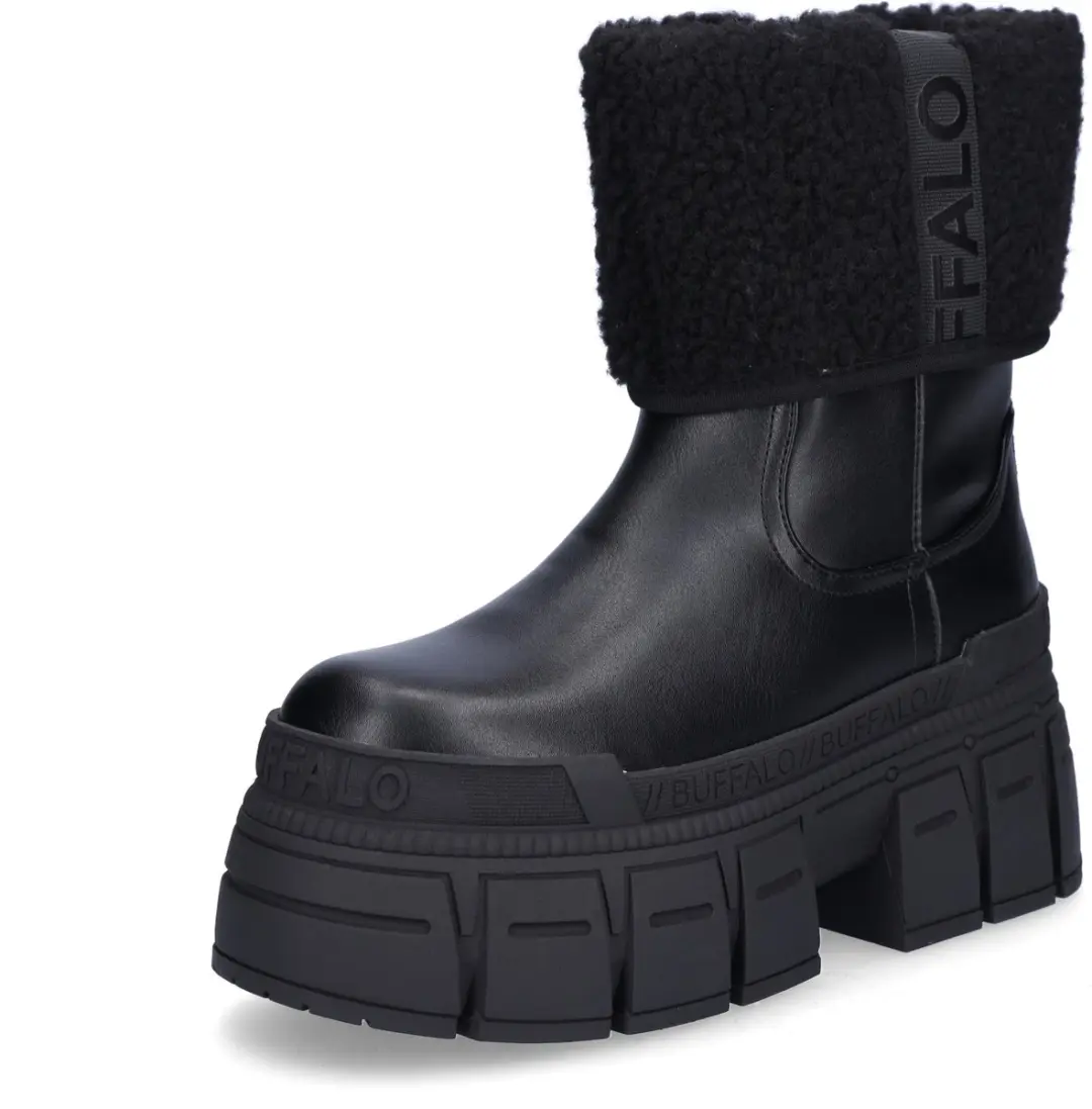 Buffalo dameslaars Gospher Fold zwart