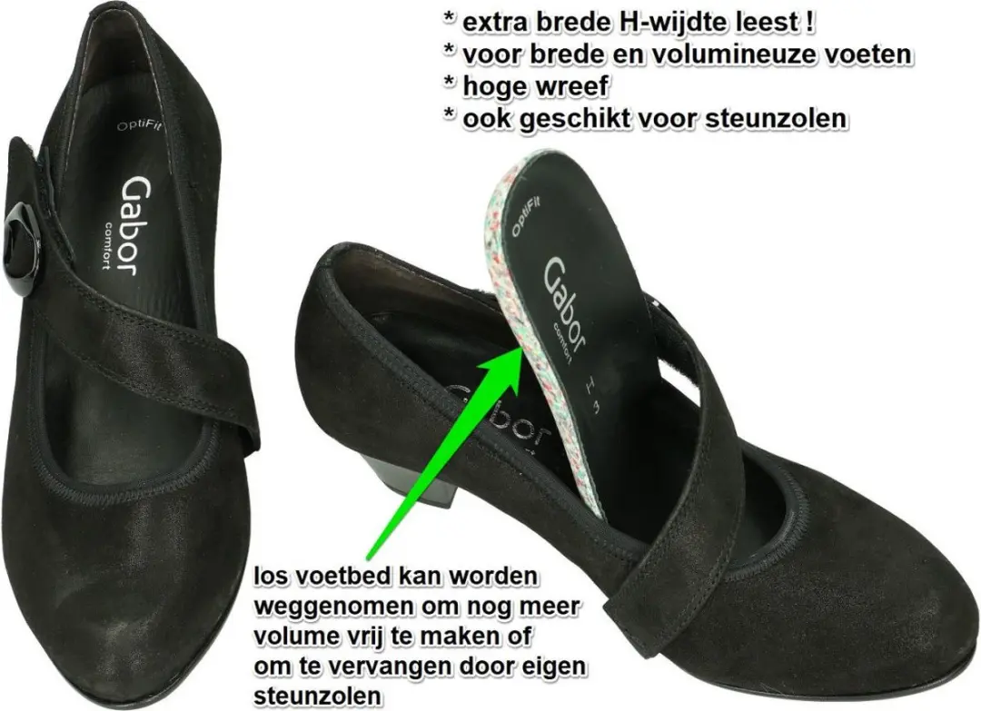 Gabor Pumps 37.5 - Zwart - afbeelding 6 van 6