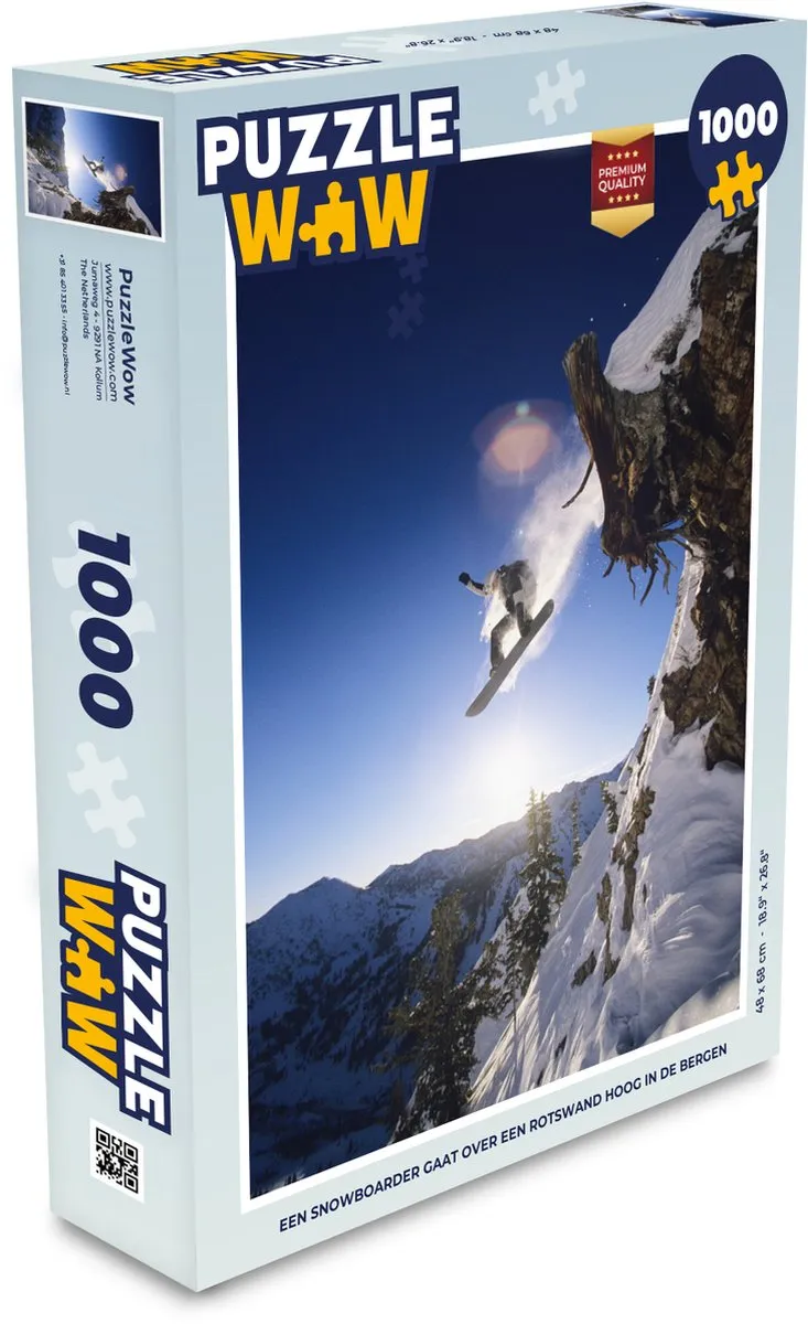 PuzzleWow Legpuzzel 1000 Stuks - Multicolor