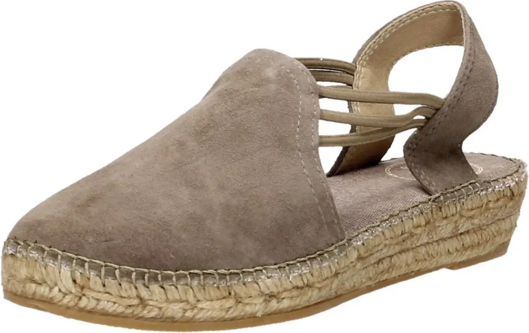 Toni Pons Nuria Dames Espadrilles - Taupe- Maat 38 - afbeelding 3 van 6
