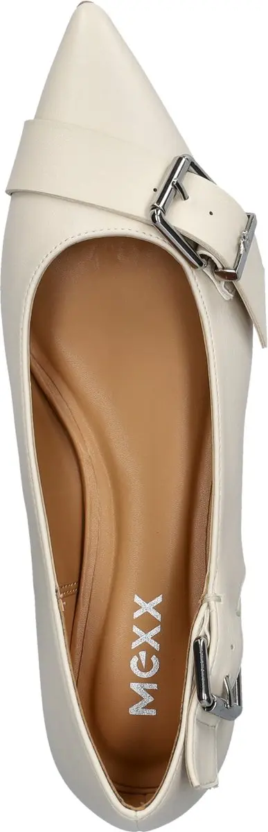Mexx Tami Sunday Ballerina - Wit - Maat 40 - afbeelding 4 van 6
