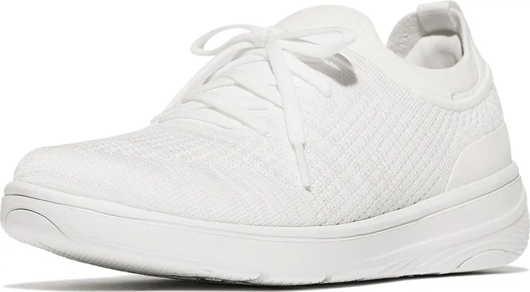 FitFlop FitFlop Super-Q Knit Slip-On Laced Sneakers WIT