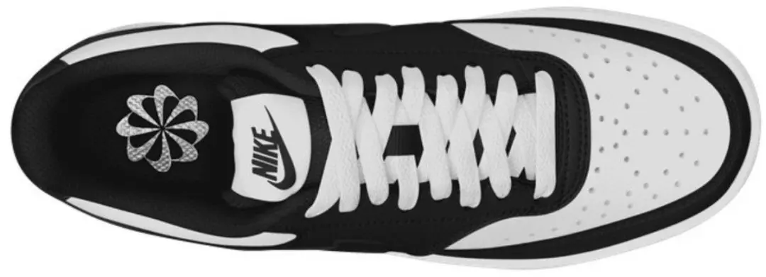 Nike Court Vision Low Sneakers - Wit/Zwart