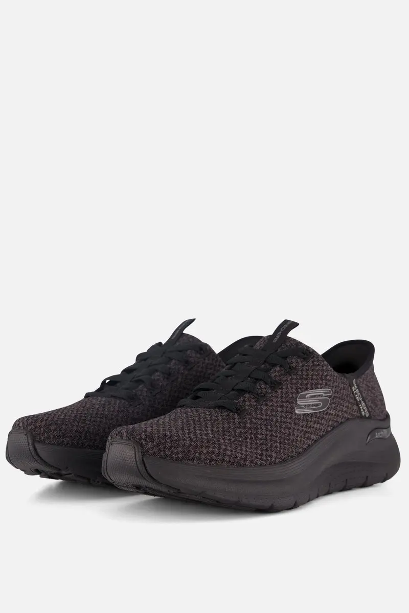 Skechers Arch Fit 2.0 Slip-ins zwart Textiel