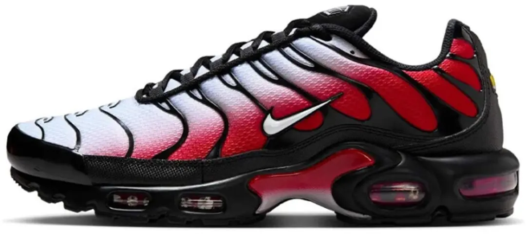 Nike Air Max Plus Pure Platinum University Red Black White