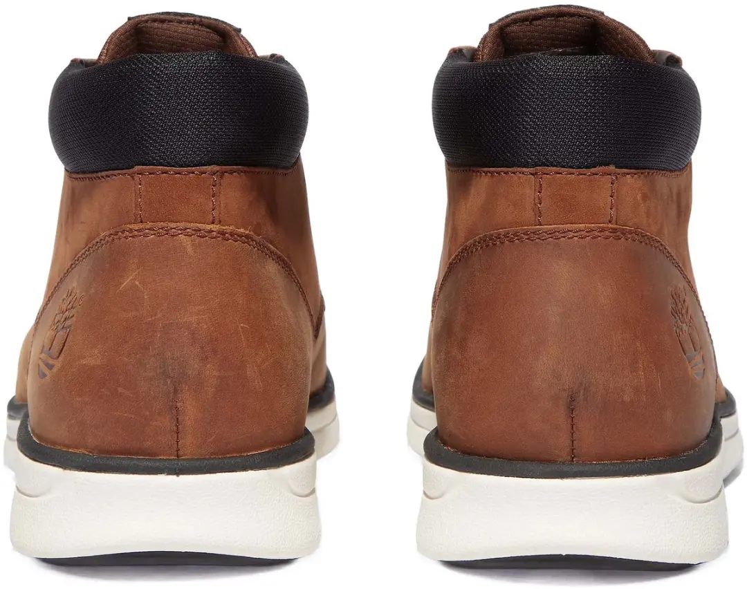 Timberland Bradstreet Chukka Leather Heren Sneakers - Maat 41 - Cognac