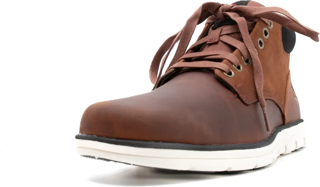 Timberland Bradstreet Chukka Leather Heren Sneakers - Maat 41 - Cognac