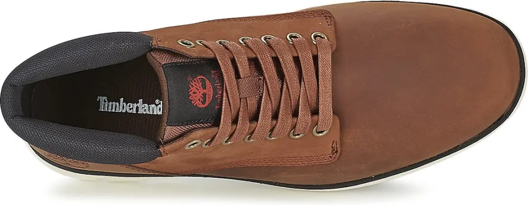 Timberland Bradstreet Chukka Leather Heren Sneakers - Maat 41 - Cognac