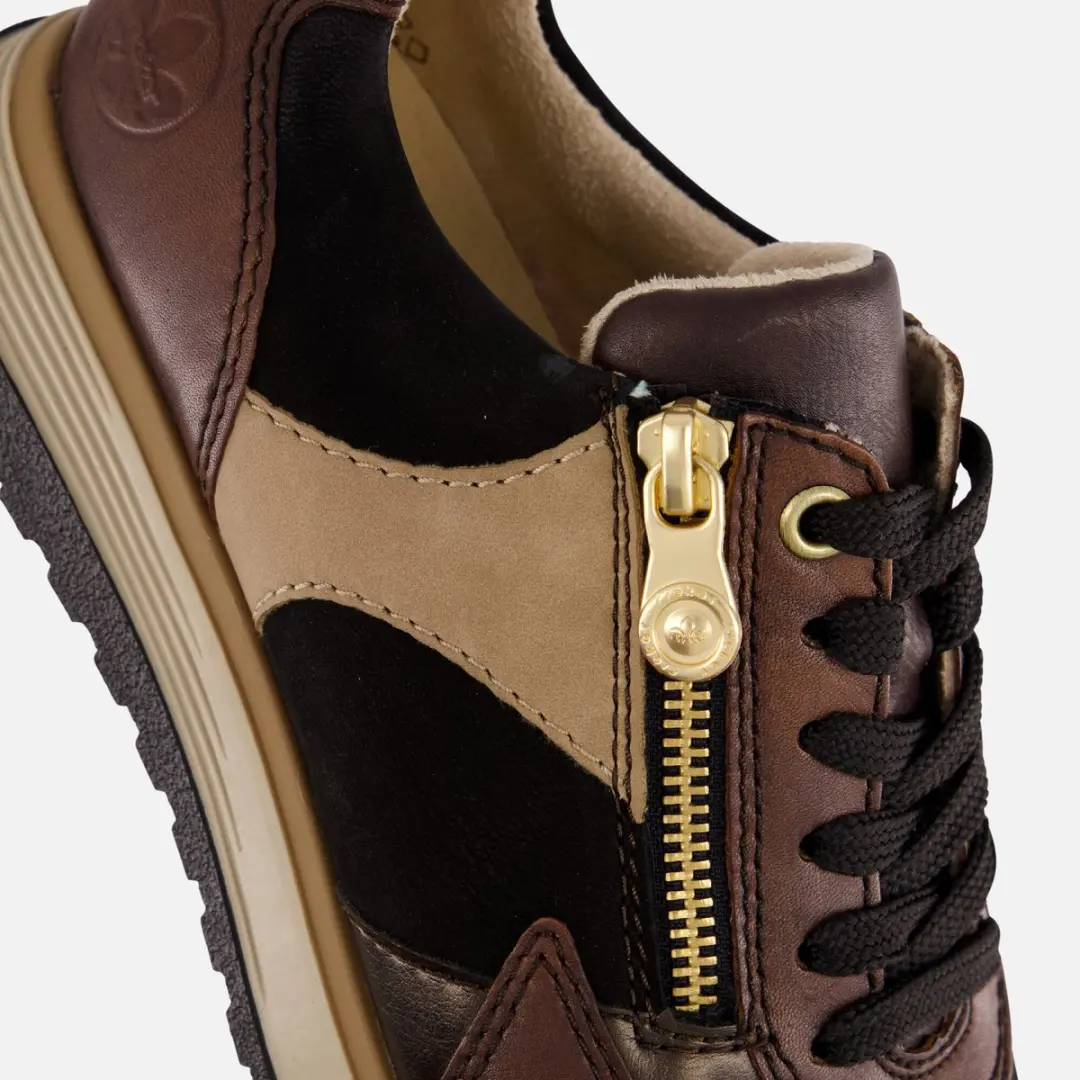 Rieker 106205 Dames Sneakers - Bruin - Maat 38 - afbeelding 6 van 6