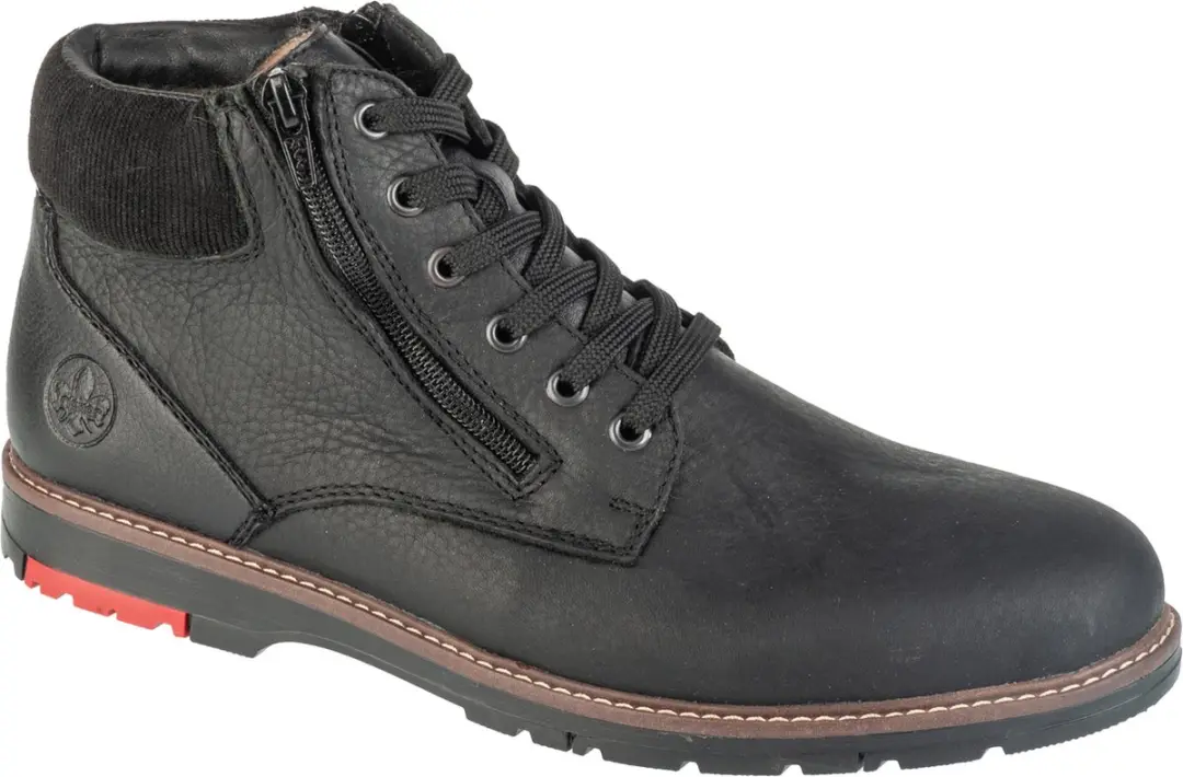 Rieker Booties 10503-00, Mannen, Zwart, Laarsjes,Laarzen, maat: 42