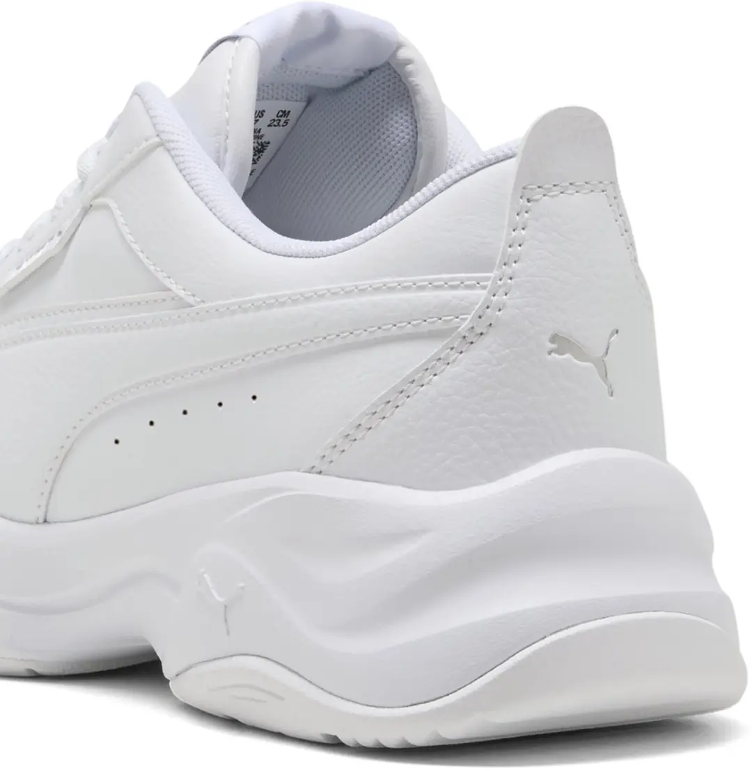 PUMA Cilia Mode Sneakers - Dames 42 - Puma White-Puma Silver - afbeelding 5 van 6