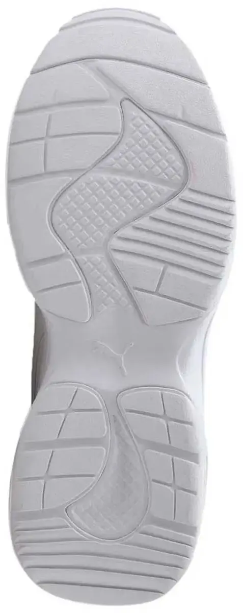 PUMA Cilia Mode Sneakers - Dames 42 - Puma White-Puma Silver - afbeelding 3 van 6