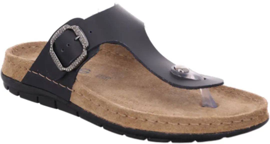 Rohde Foggia-D Teenslipper 36 - Zwart