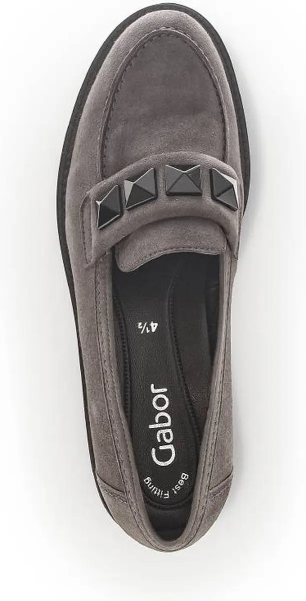 Gabor Dames Loafers Mocassin 38.5 - Soil (Zwart) - afbeelding 4 van 6
