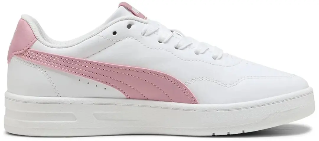 PUMA Court Lally Sneakers Junior 37.5 - Wit Roze - afbeelding 4 van 6