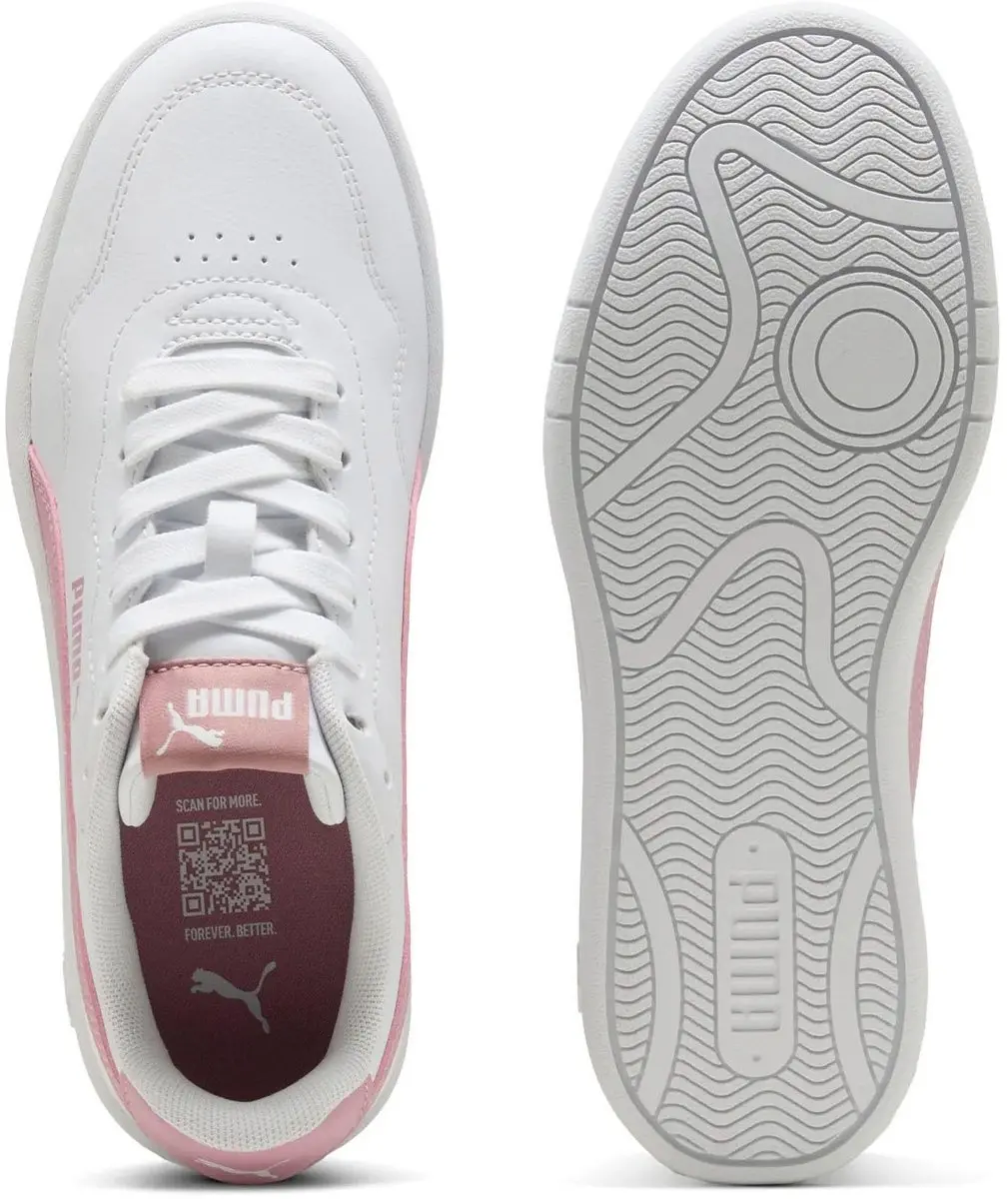 PUMA Court Lally Sneakers Junior 37.5 - Wit Roze - afbeelding 5 van 6