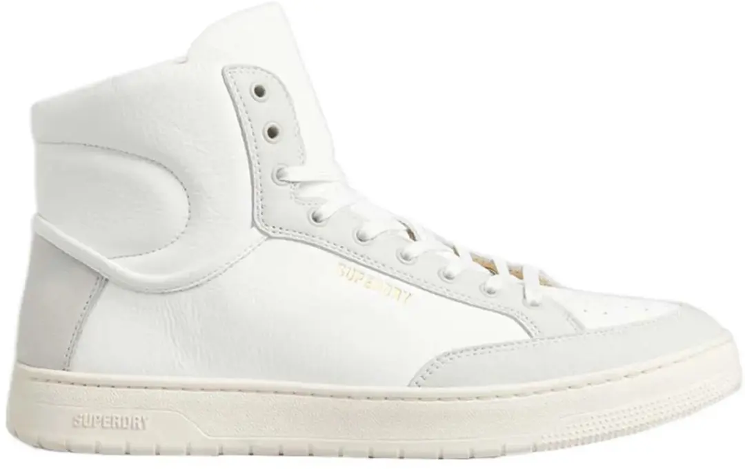 Superdry Vintage Vegan High Schoenen 44 - Wit/Grijs - afbeelding 6 van 6