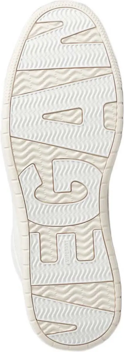 Superdry Vintage Vegan High Schoenen 44 - Wit/Grijs - afbeelding 2 van 6