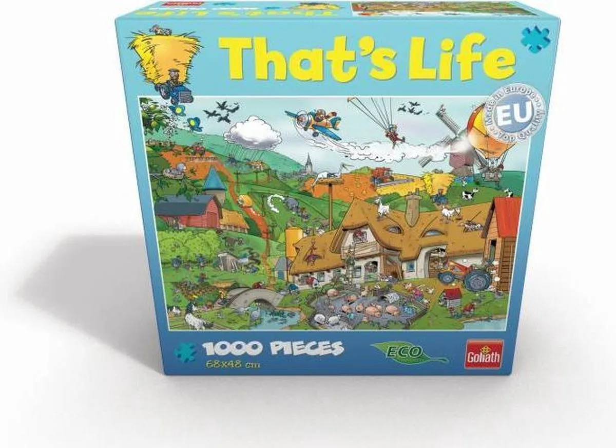 Goliath That's Life 1000 Puzzels - 1000 Stuks - Groen