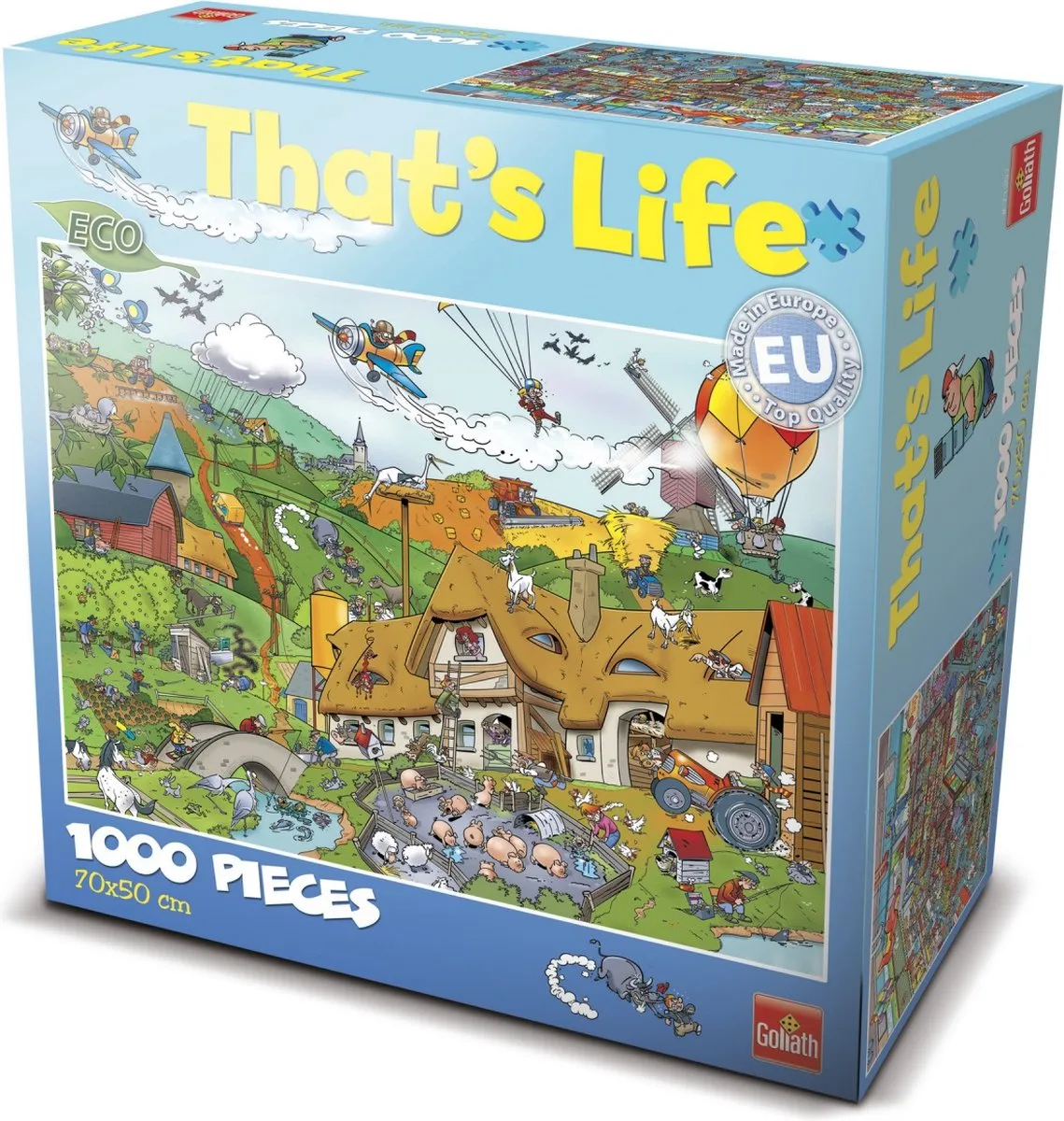 Goliath That's Life 1000 Puzzels - 1000 Stuks - Groen