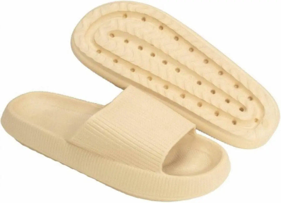 Lucovitaal Orthopedische Badslippers Beige - Maat 35/36