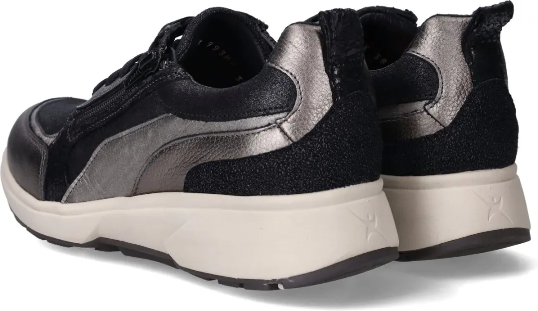 Xsensible Valletta Dames Sneakers - Leer - Zilver - Maat 37 - afbeelding 6 van 6