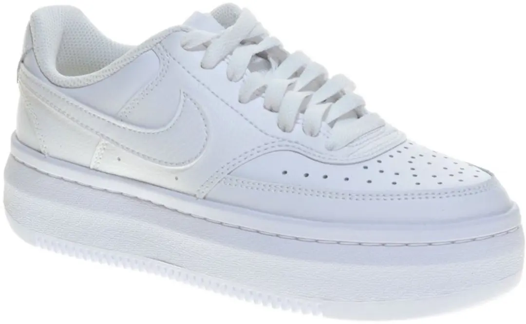 Nike Court Vision Alta Damesschoenen - Wit - Leer
