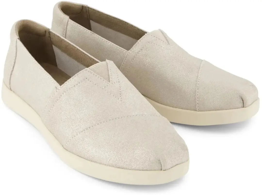 TOMS Alpargata Plus Dames Espadrilles - Zilver - 42.5 - afbeelding 2 van 2
