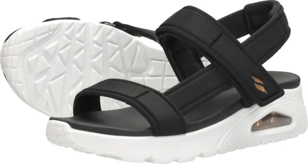 Skechers Uno Summer Stand2 Dames Sandalen - Zwart - afbeelding 6 van 6