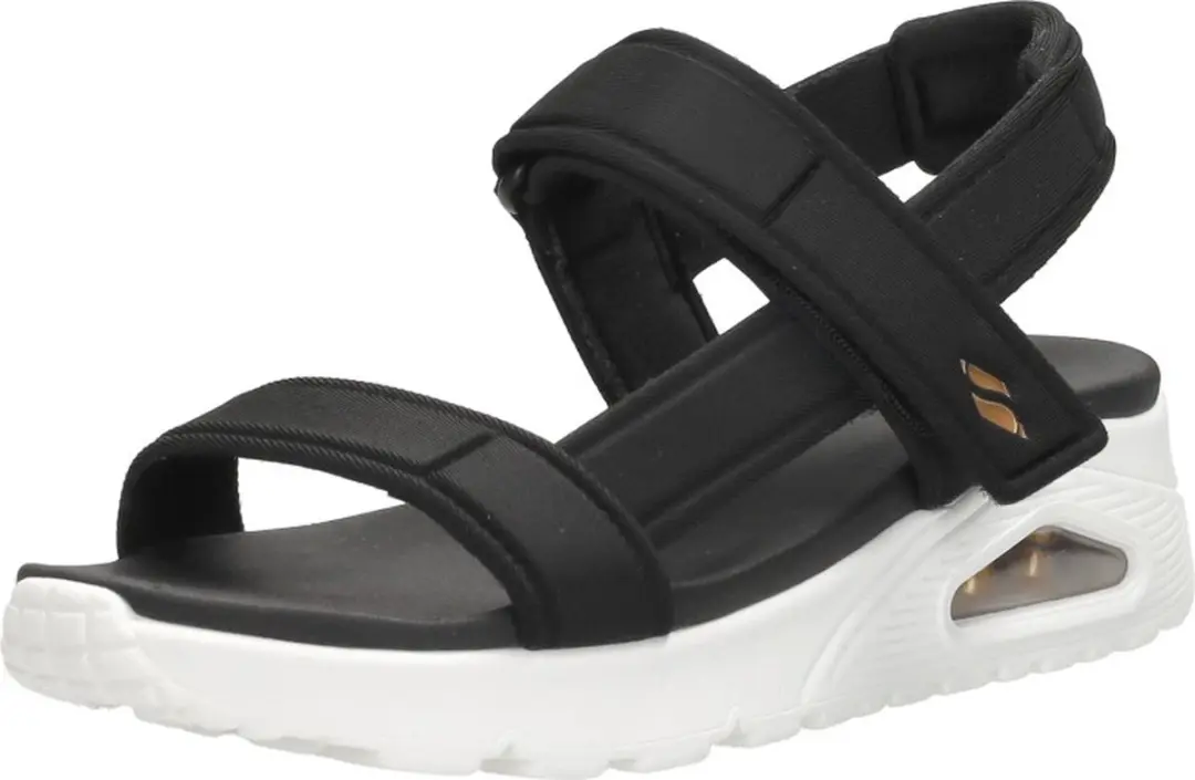 Skechers Uno Summer Stand2 Dames Sandalen - Zwart - afbeelding 2 van 6