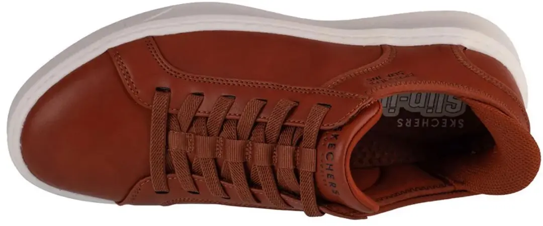 Skechers Slip-ins Court Break Pantoffels 183177-COG - Bruin - afbeelding 5 van 6